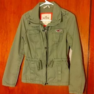 Army Green Hollister Utility Jacket